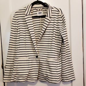 Navy striped Old Navy blazer